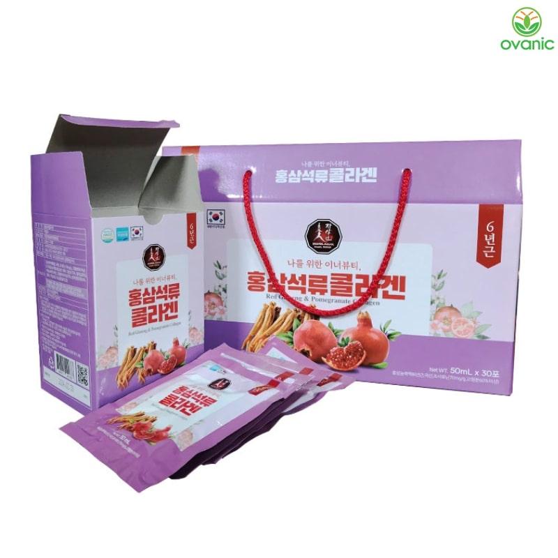 Hinh anh nuoc uong hong sam Korean Red Ginseng giup me nang luong va phuc hoi sau sinh